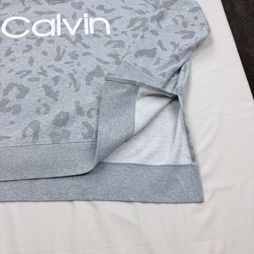 Calvin Klein Gray Logo Sweatshirt - Picture 7 of 10